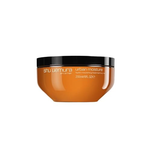 Shu Uemura Art Of Hair, Urban Moisture, Hydro-Voedend Haarmasker, Voor Droog en Beschadigd Haar, Beschermt Externe Schadelijke Factoren, Voorkomt Dofheid, Met Moringa-olie En Rode Algenextract, 200 ml