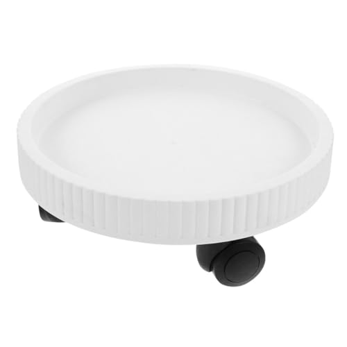 KONTONTY Bandeja Rodante para Macetas con Ruedas Soporte Móvil para Plantas Base Resistente y Práctica para y