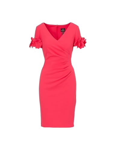 Image of Adrianna Papell Knit Crepe Short Dress