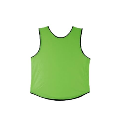 Sports Petos de Entrenamiento Chaleco de entrenamiento de fútbol for equipos deportivos, camisetas de tirantes, pechera de entrenamiento transpirable de secado rápido, chalecos for exteriores(Green)