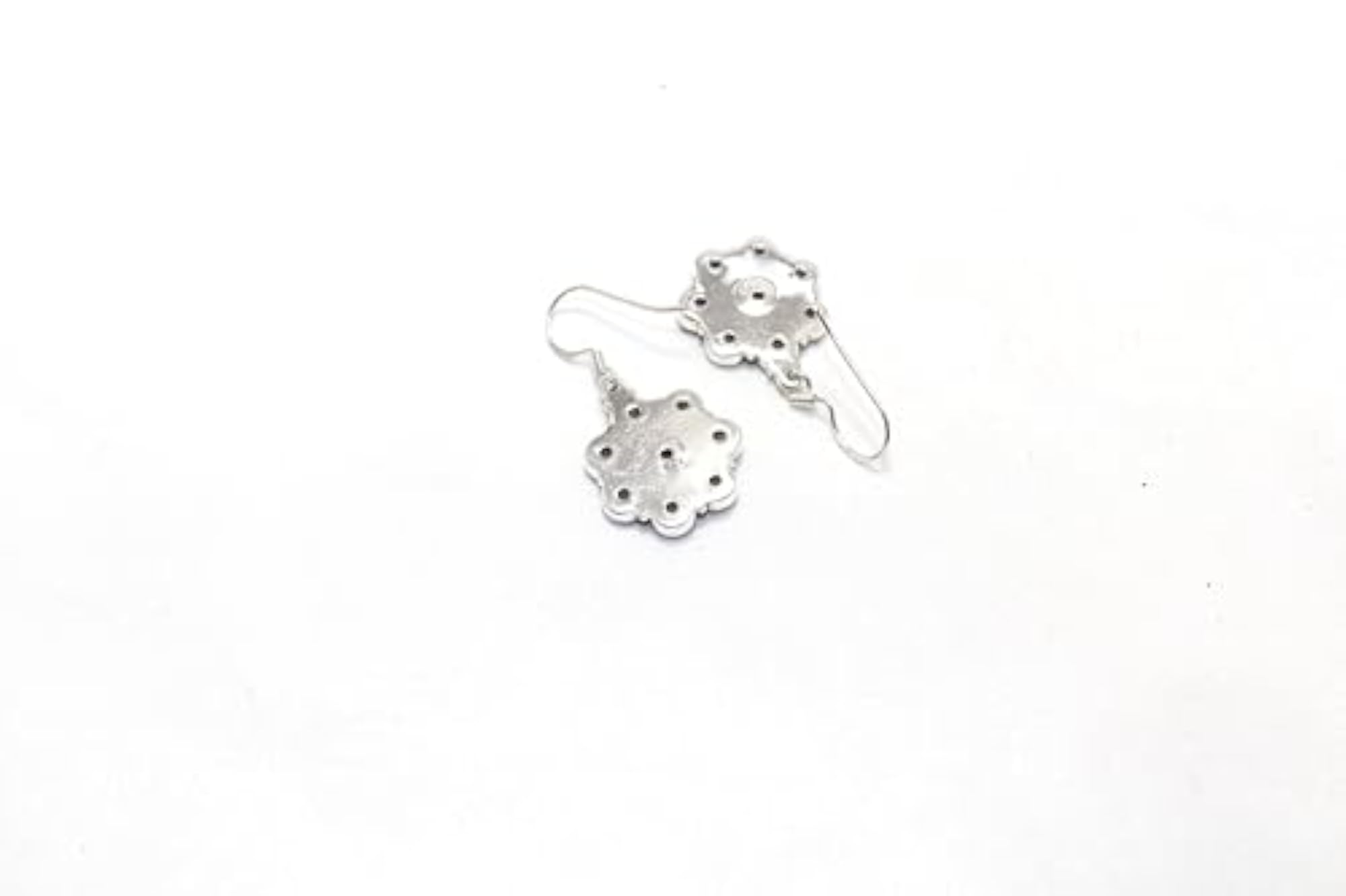 Women's Handmade 925 Sterling Silver Dangle Earrings with Blue Onyx