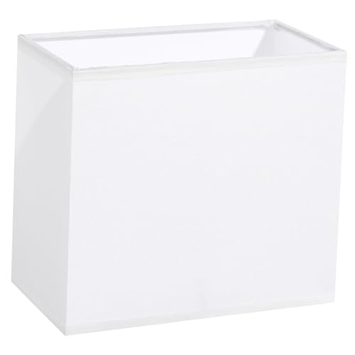Ciieeo Rectangle Lamp Shade Fabric Table Lamp Shade Cover Simple Replacement Lampshade for Indoor Lighting 7.09X6.50X3.94In