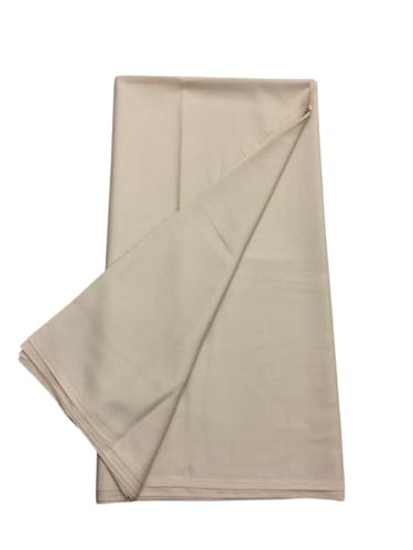 Image of BKRKJ Women's Lizibizi Cotton Unstitched Dress Material Plain Fabric by Meter for Sewing Suit,Salwar,Blouse,Shirt,Kurta,Pyjama,Pathani,Kameez,Chudidar,Patiyala (Beige 4, 1 Meter)