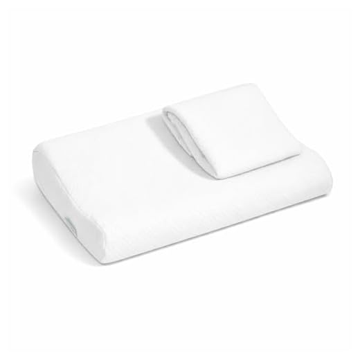 bonmedico Magic Pillow ergonomisches Kopf-Kissen ideal für Frauen oder Kinder, mit Gratis Bezug (40x26x8/6 cm)