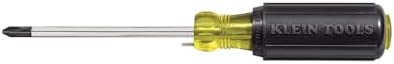 Klein Tools 603-4B No. 2 Wire Bending Phillips Tip Screwdriver, Made in USA, 4-Inch Round Shank image 4