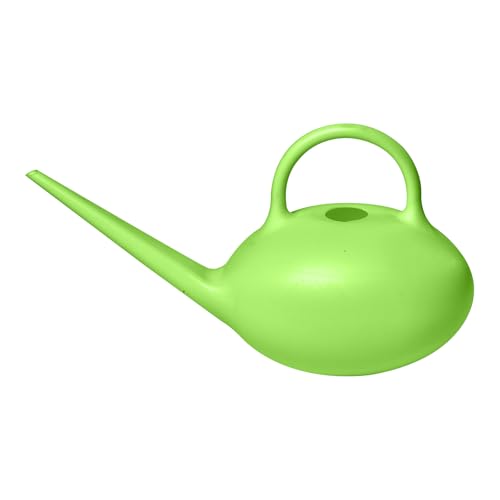 Image of ZXJ Small Plastic Watering Can - 1 /4 Gallon - for Home Plant Garden - Yellow