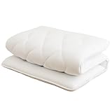 TEIJIN - Colchón japonés de futón, repelente al agua, 100% poliéster, cama de salón de piso plegable y portátil,...