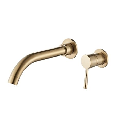 Robinet de boucle de salle de bain à 360 en laiton noir mat pour eau froide