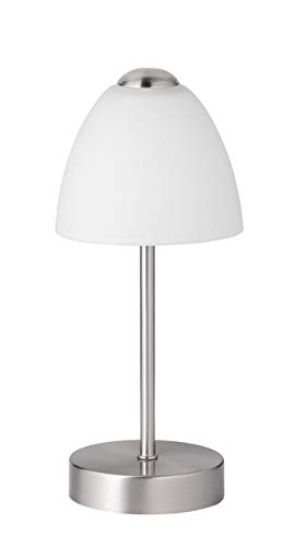 Preisvergleich Produktbild ACTION by WOFI Tischleuchte, 1-flammig Varese Energieeffizenzklasse A+ Glas alabasterfarbig inklusiv