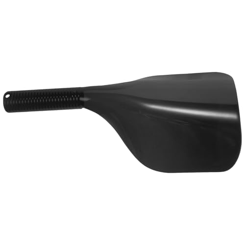 PAMINGONO Protector para Peluquería con Mango Integrado Pantalla de Plástico para Tintes y Sprays para Rostro Color Negro Uso Profesional y Doméstico