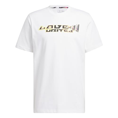 Image of adidas Pride Graphic - T-Shirt for Men, White Garden/Opulent, XS