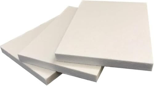 KryZaro セラミックファイバー断熱ボード 20202cm 暖炉・オーブン・鍛造・窯・ピザ炉用 高耐熱断熱材