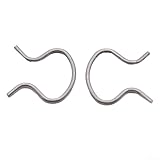 Design en métal robuste : fabriquées à partir de métal haute résistance, ces clips sont conçus pour résister à un usage quotidien et aux facteurs environnementaux, ils ne se déforment pas.
