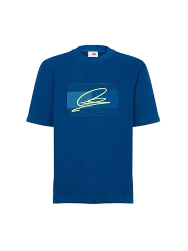 T-shirt Tommy Hilfiger bleu homme taille S col rond en coton