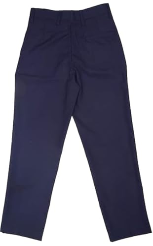Image of Navy Blue School Uniform Trousers, Formal Dress Pants Regular-Fit Kids & Boys
