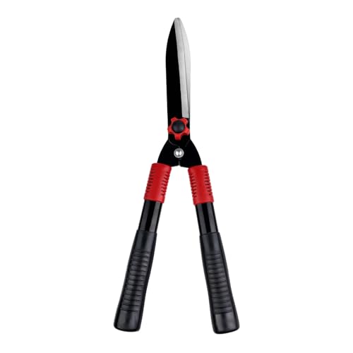 VELLUSTRA Heckenschere, Gartenschere, Länge 52cm, Hochwertige Stahl Klingen Manuell Softgrip, Hochwertige Robuste Leichter Heckenscheren für Form, Rückschnitt von Hecken und Dickeren Ästen