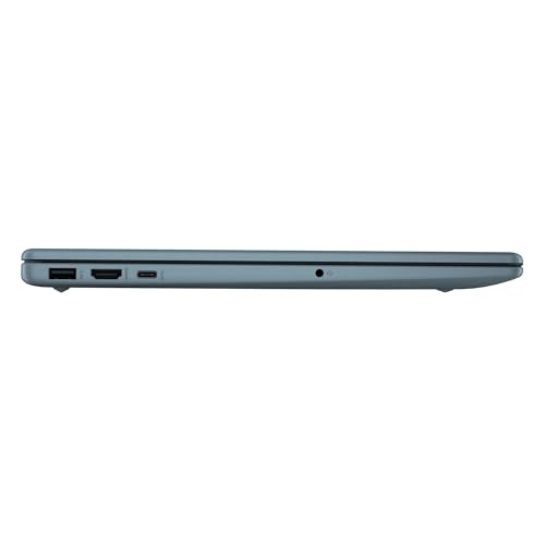 Image of HP 15.6 inch Portable Laptop (Include 1 Year Microsoft 365), HD Display, Intel Quad-Core N200 Processor, 16GB RAM, 128GB PCIe SSD, Wi-Fi 6, Webcam, HDMI, Numeric Keypad, Windows 11 Home, Moonlight Blue