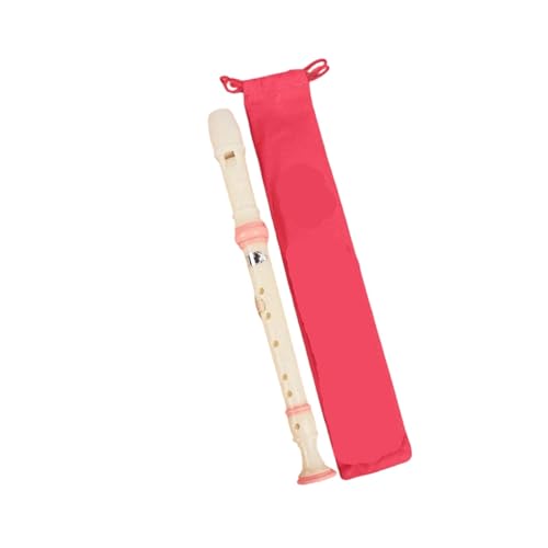 Flûte à bec en bois rose 6 trous pour apprendre la musique facilement