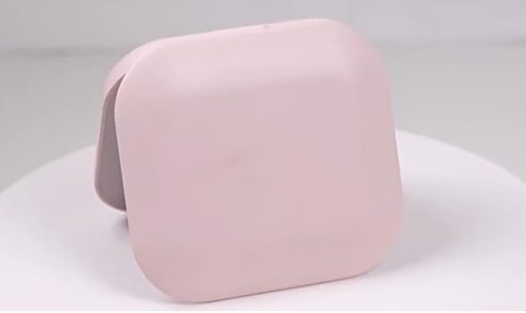 Compact Mirror with LED Light, 1x/3X Magnifying LED Makeup Mirror Portable Flip Cover Double-sided Square Pocket Mirror for Wallets Pockets Travel (Pink)