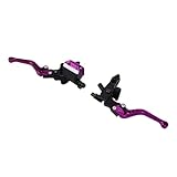 Akozon Motorrad-Hydraulikbremskupplungshebel, Verstellbarer Kupplungsbremshebel aus Aluminiumlegierung mit Schraubensteuerung, für den Austausch des Motorrad-Dir (Version C)