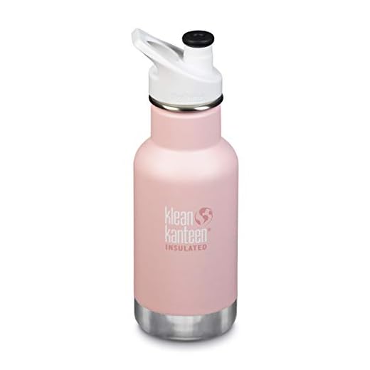 Klean Kanteen Kid klassisk flaska pojke 12 oz, barn, pojkar, 1005713, rosa, 218,4 mm H x 72,9 mm W