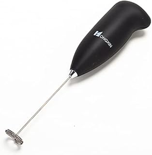 Montalatte elettrico, leggero Foamer creatore di schiuma Drink Mixer Frullino per le uova con testa di miscelazione in acciaio inossidabile per caffè Latte Art latte d'avena Cioccolata calda