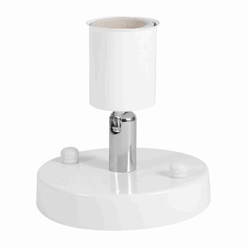 Soquete de Lâmpada Rotativa Vintage E27 para Decoração de Casa/escritório Preto/branco/prata/bronze