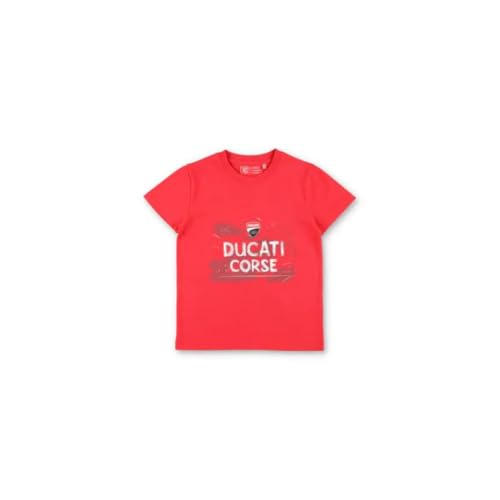 Camiseta Ducati Corse niño tipo sportwear con cuello redondo de algodón