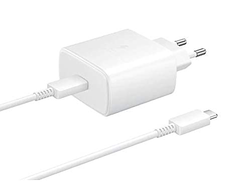 Image of Samsung Cellular Phones Original 45W Travel Adapter + C to C Cable, White
