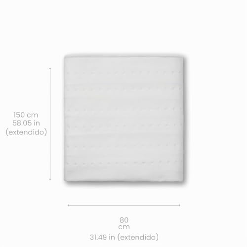 Miniatura 2 de Medisana Hu 662 Calefacción Bajo La Cama, 150 X 80 Cm, Desconexión Automática, Protección Contra Sobrecalentamiento, 6 Ajustes De Temperatura, Lavable Para Todos Los Colchones Estándar, Blanco Limpio