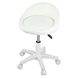 Confort ergonomique pour une utilisation prolongée : cette chaise pivotante ergonomique dispose d'un coussin en cuir synthétique, offrant un excellent soutien et confort pour de longues heures d'assise. Son design ergonomique aide à réduire la fatigue, ce qui le rend idéal pour les salons, les bureaux ou les salles de thérapie où le confort est essentiel. Restez productif et confortable tout au long de votre session de travail avec cette chaise bien rembourrée.