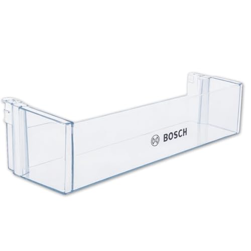 Recamania Estante Botellero Frigorífico Compatible con BOSCH 00709646 | Sustituye 00744473, 00705901, 00704751 | Transparente sin Embellecedor | 442 x 124,9 x 100 mm