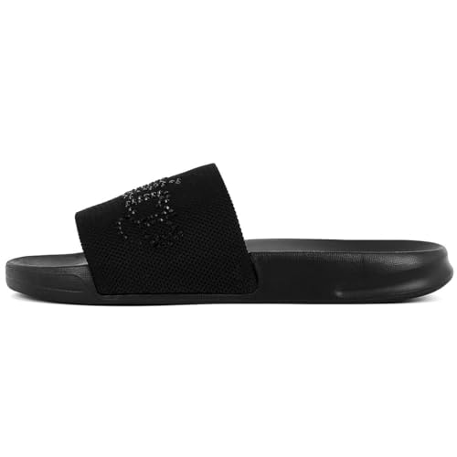 Image of Juicy Couture Slide Sandals, Beach Flats for Women, Summer Shoes