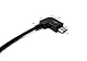 System-S Micro USB auf 3.1 Typ C Kabel rechts Winkel 25cm - Laderichtung Micro USB auf Typ C