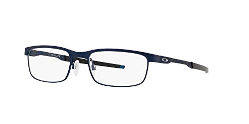 Image of Oakley mens Ox3222 Steel Plate Rectangular Prescription Eyewear Frames