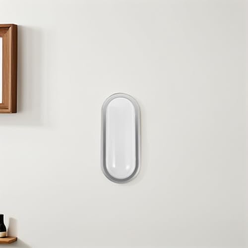 Lámpara de plástico resistente para ducha Mipcase luz clara para zonas de vapor 6