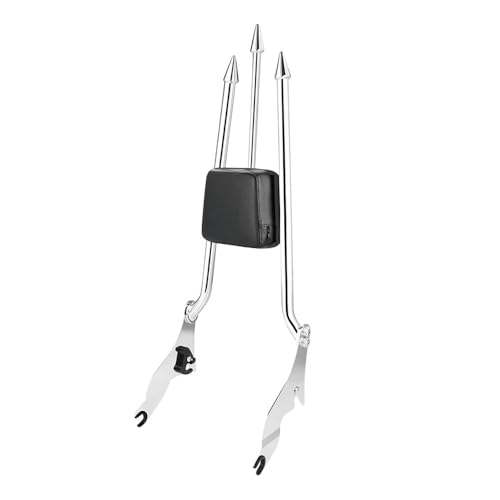 Dossier de passager détachable 28" avec coussin arrière pour moto Touring et Road King 2009-2025