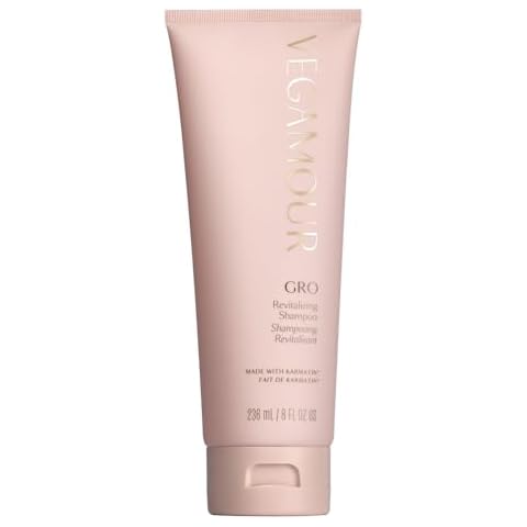 VEGAMOUR GRO Revitalizing Shampoo, Support Thicker, Fuller Looking Hair, Shampoo Formulated Without Sulfates for Thinning Hair with Vegan Keratin, Natural Citrus Scent (8 fl. oz.) Cover