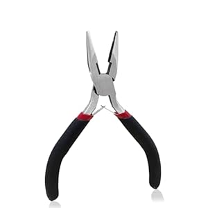 5 inch Precision Needle Nose Pliers with Wire Cutters Wire Pliers for Jewelry Making
