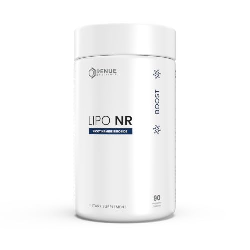 Renue By Science Nicotinamide Riboside | High Strength Liposomal NAD Supplement | 90 Nicotinamide Capsules - 300mg Nicotinamide Riboside per Serving | Manufactured in The USA Third-Party Tested