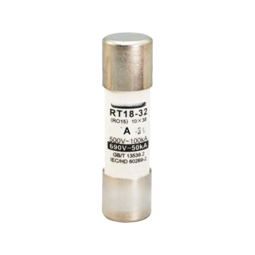 Fusible RT18-32 RO15 10x38 de 16A en céramique haute performance pour tableau