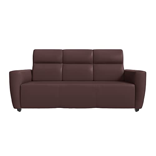 Image of Wakefit Sofa Set | 3 Year Warranty | Sofa 5 Seater, 5 Seater Sofa for Living Room, Wooden Sofa Set, Sofa Set 3+2 Seater - Belize(Romance : Dark Fantasy)