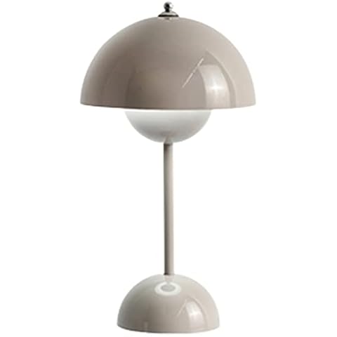 POFH Tischlampe Kabellos, LED Akku Touch Dimmbar Flowerpot Tischleuchte ​mit 3 Helligkeitsmodi Cover