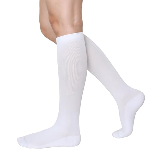 compression socks for men and women 20-30 mmhg graduated compression for flight travel sports pregnancy running