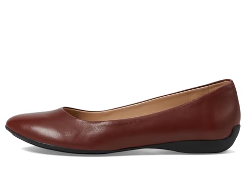 Image of Women's Genuine Leather Comfort Slip on Ballet Flats