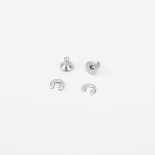 Image of 4pcs Battery Back Cover Screws Kit, Battery Screw Replacement Part Bolt Washer for New 3DS & 2DS Accessories