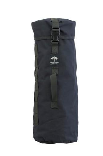 TacMed Solutions Foxtrot DA Litter - with Black Nylon Carrier, Compact, Lightweight Emergency Litter, Essential for Tactical, Military, and First Responder Use