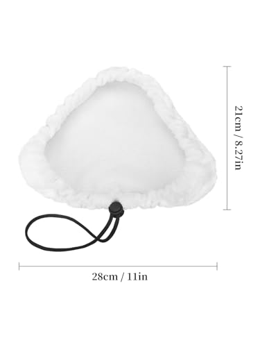 4 Stück Waschbar Langlebig Ersatztücher Dampfreinigungstücher, Kompatibel mit Vileda/H2o/X5/S302/S001/Vax/S1S2/ Dampfreiniger mit Dreieckigem