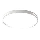 【Matériaux】Le corps principal est en métal, avec une peinture cuite au four et une finition sablée. Le couvercle de protection de la source lumineuse LED est fabriqué dans des matériaux robustes. L'abat-jour est en acrylique flexible, offrant une excellente transmission de la lumière. Il peut être plié et installé à l'intérieur du plafonnier sans risque de dommages.