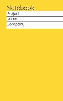 Highlight Yellow Notebook, Onsite Architecture Notebook, 5x8